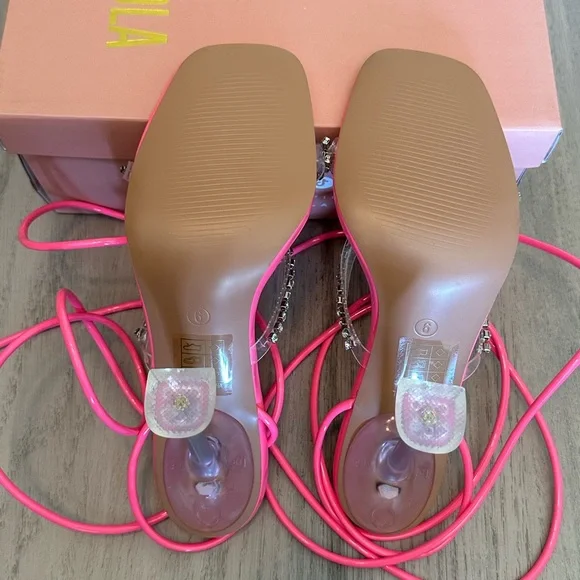 PINK HEELS (NWOT) - Picture 6 of 8